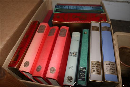 SURTEES, Jorrocks and Other Stories and a collection of other Folio Society vols in slip cases